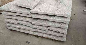 宿州芝麻白蘑菇石，自然面