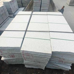 宿州芝麻白毛板，石材毛板