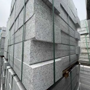 宿州芝麻白路牙石 马路牙子