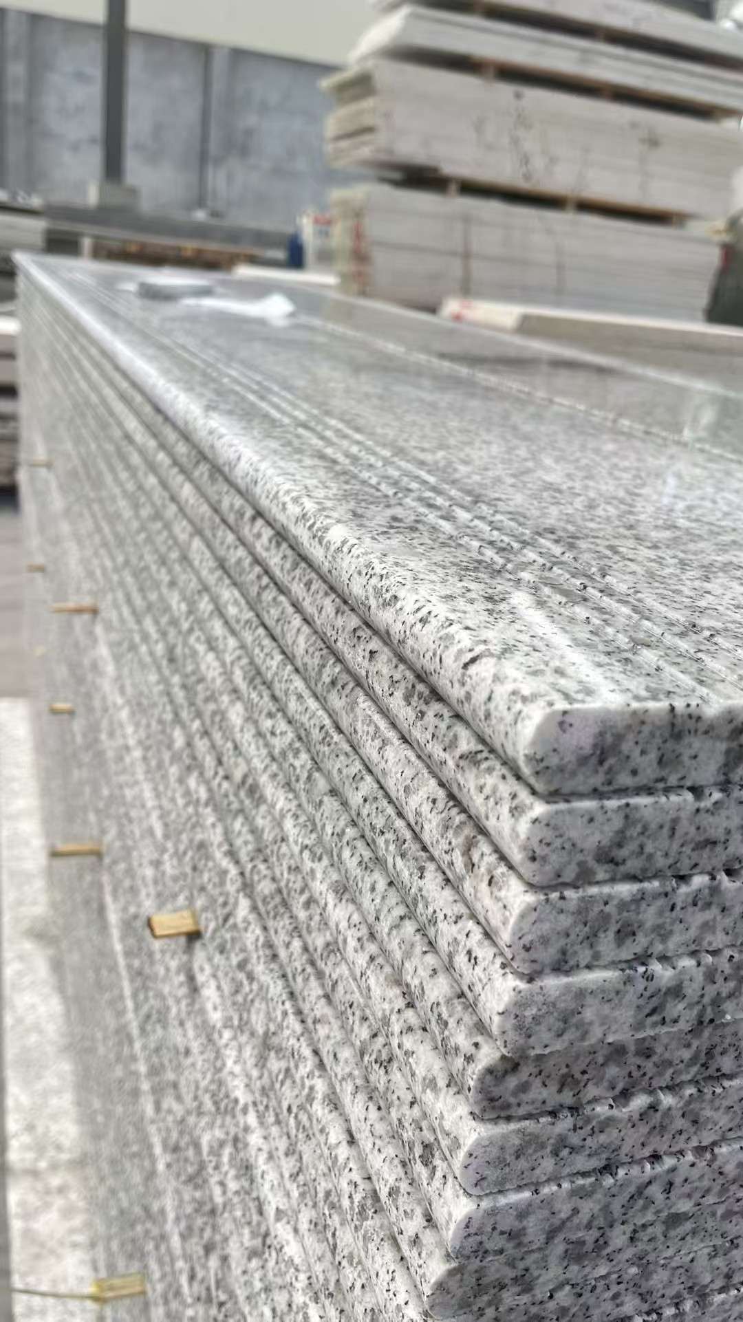 宿州芝麻白楼梯踏步 花岗岩楼梯板材